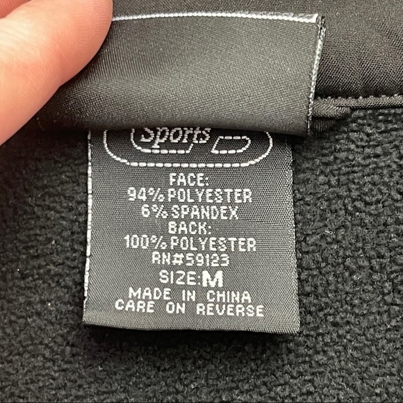 CB Sports Black Softshell Outdoor Ski Hiking Snow Water Resistant Winter Jacket - Picture 7 of 8